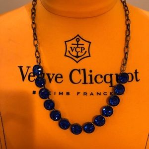 Jcrew blue rock candy necklace